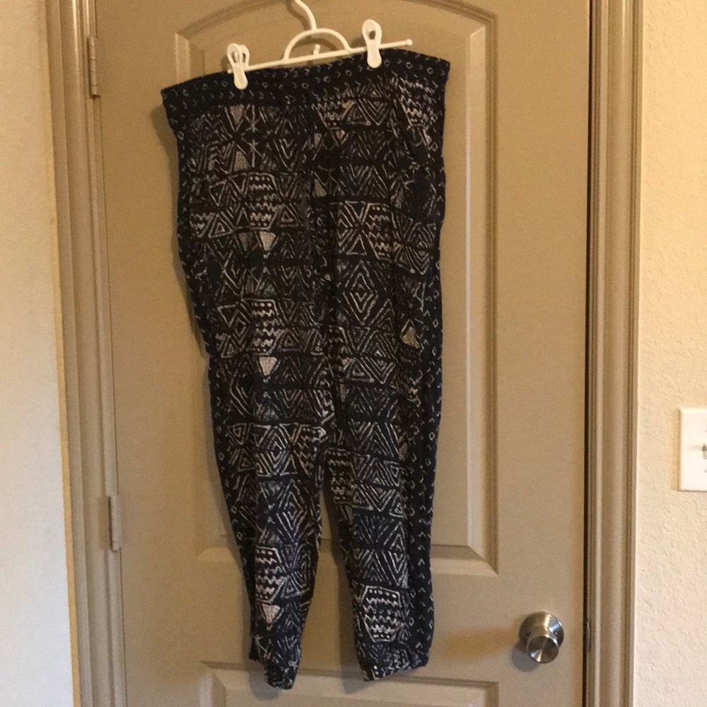 Soft pants with string waist